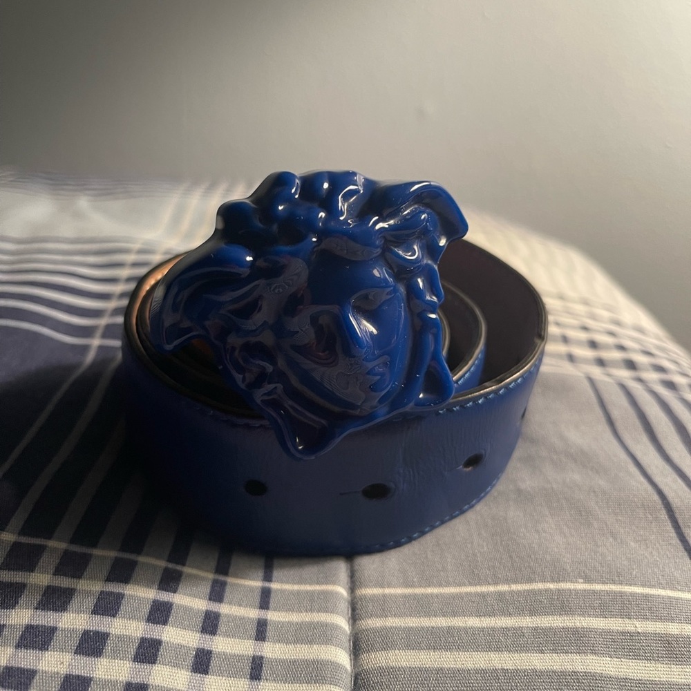 All Blue Versace Belt - Picture 5 of 6